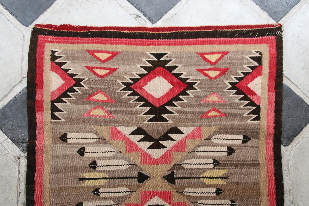 NAVAJO（ナバホ） 1920〜30's ビンテージ ナバホラグ 105cm×66cm