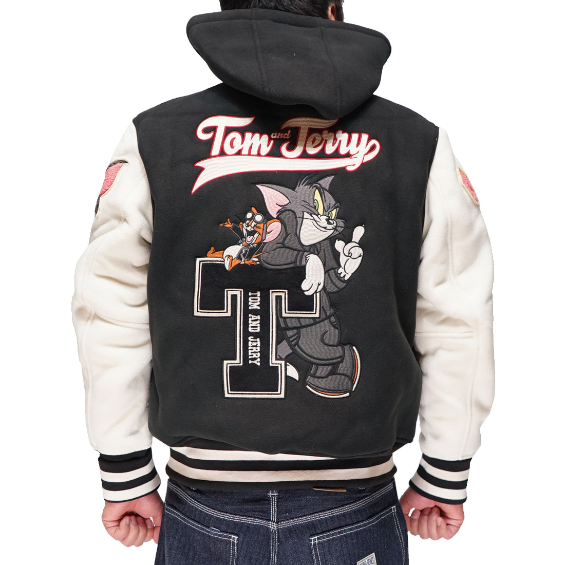 VANSON（バンソン） トムとジェリー コラボ ボンディング スタジャン