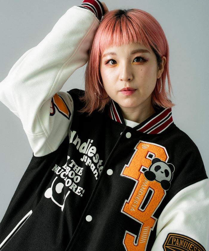 パンディエスタ PANDIESTA パンダ ビッグサイズ スタジャン ジャケット