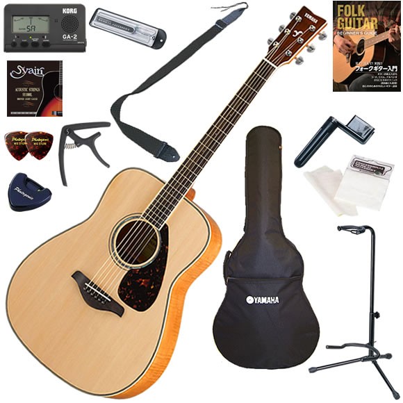 YAMAHA（ヤマハ） FG840/NT アコースティックギター 初心者セット お