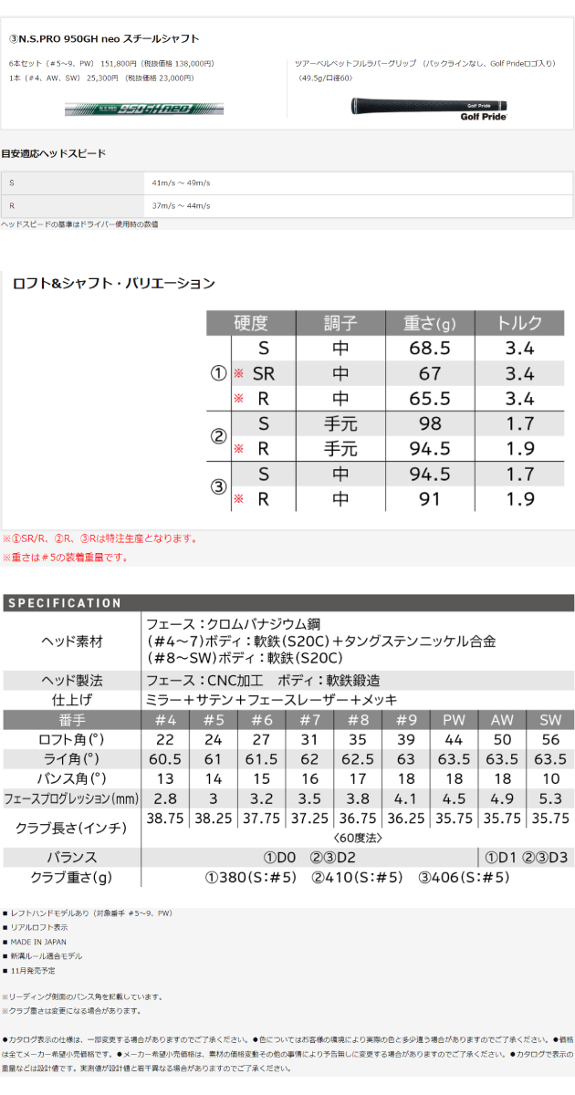 ZX（スリクソン） 6本 7本 8本 9本 スリクソン ZXi5 アイアン セット