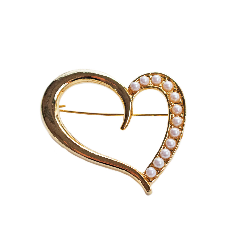 Melody Accessory（メロディーアクセサリー） ブローチ ハート 日本製