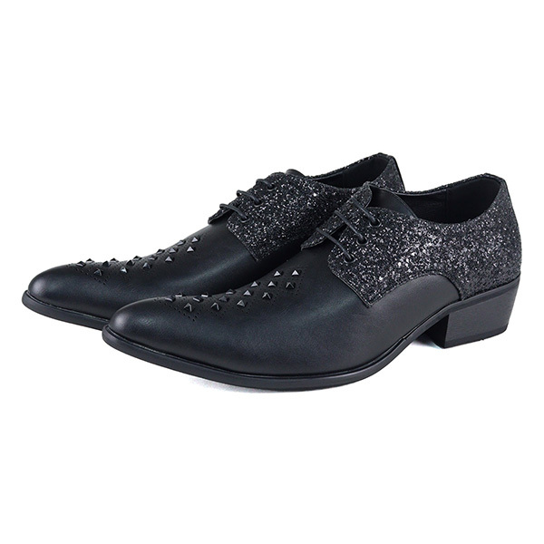LOVEHUNTER（ラブハンター） ドレスシューズ メンズ 黒 スタッズ V系
