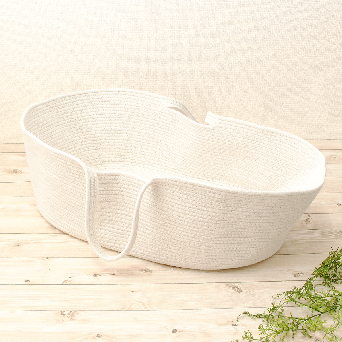 コットンロープクーハンバスケット ベビーバスケット クーファン