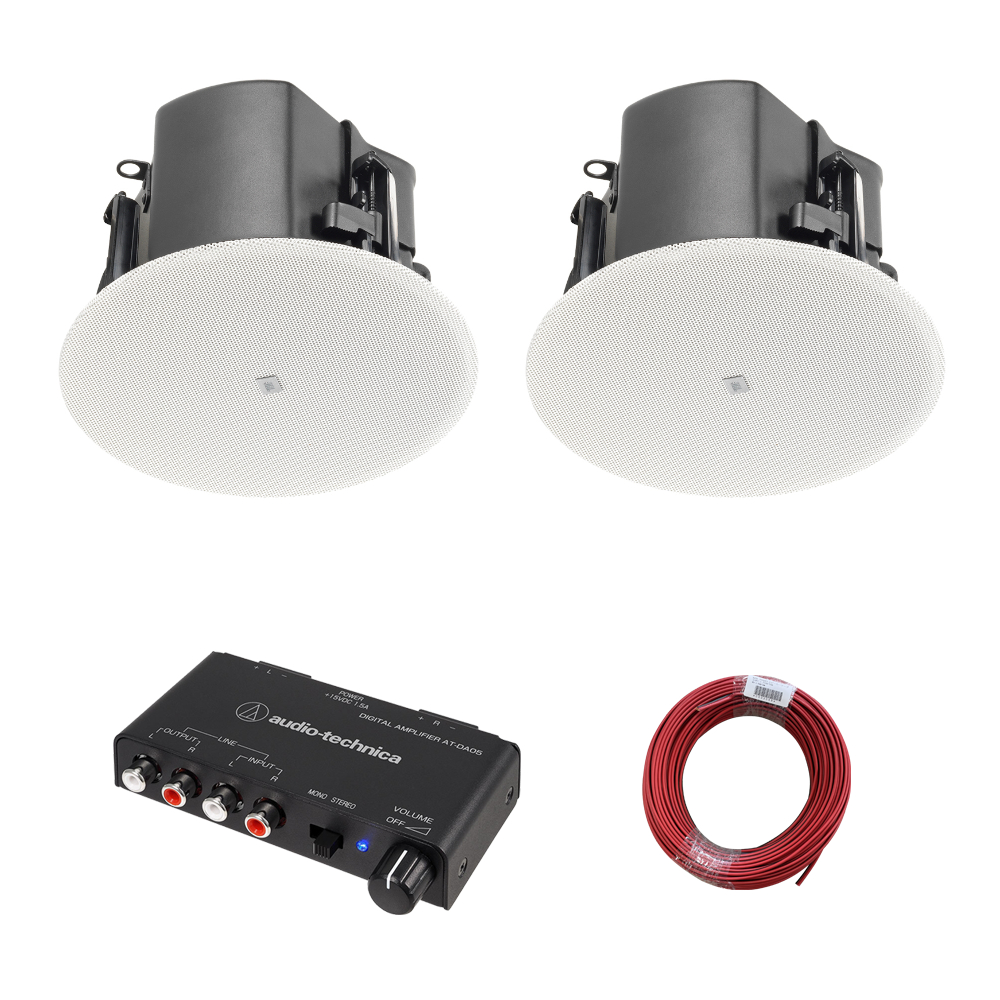 JBL（ジェイビーエル） 天井埋込みスピーカーセット 白色 2個セット