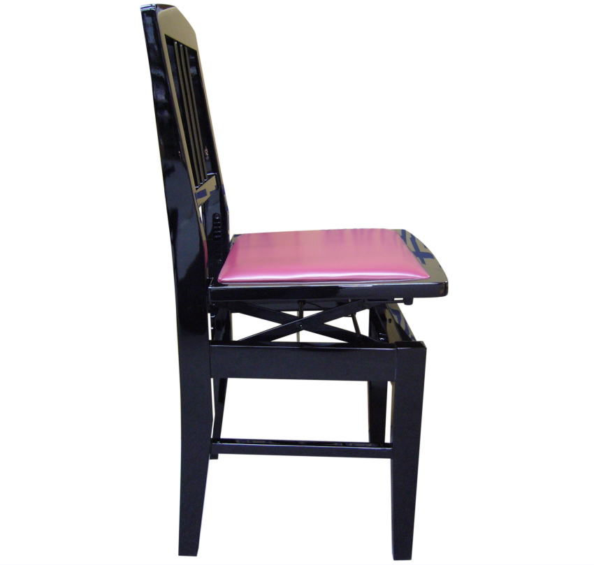 中古リニューアル】河合背付ピアノ椅子(全国送料込み)トムソン椅中古