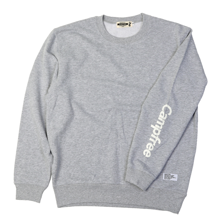 CAMPFREE スウェットトレーナー メンズ レディース キャンプフリー 腕