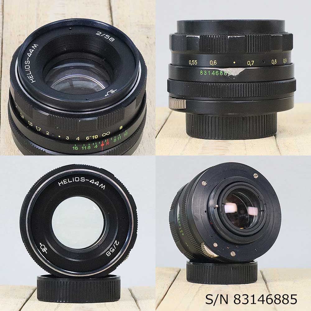 保証付 】【中古】 オールドレンズ Helios (ヘリオス) 44M 58mm F2 M42