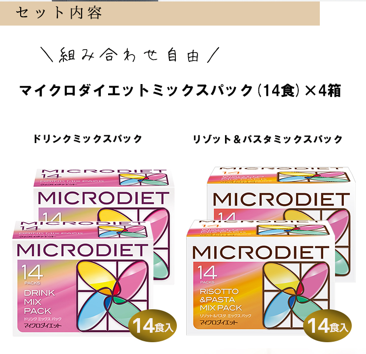 サニーヘルス マイクロダイエット14食4箱セット(7食3箱付き)/ 置き換え