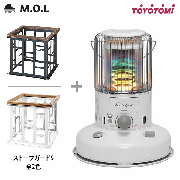 Rainbow（TOYOTOMI） トヨトミ 石油ストーブ RB-2524(W)＋M.O.L