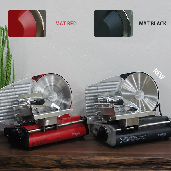 ミナト 家庭用ミートスライサー HMS-220 2種ブレード付きセット (回転