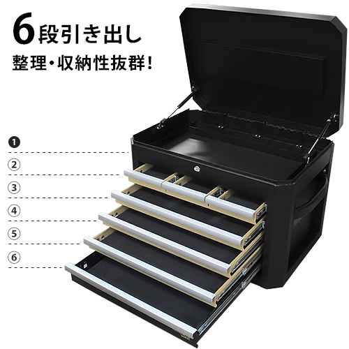 高耐久型 ツールチェスト 6段 TB-2660A (サンド／ボディ マット