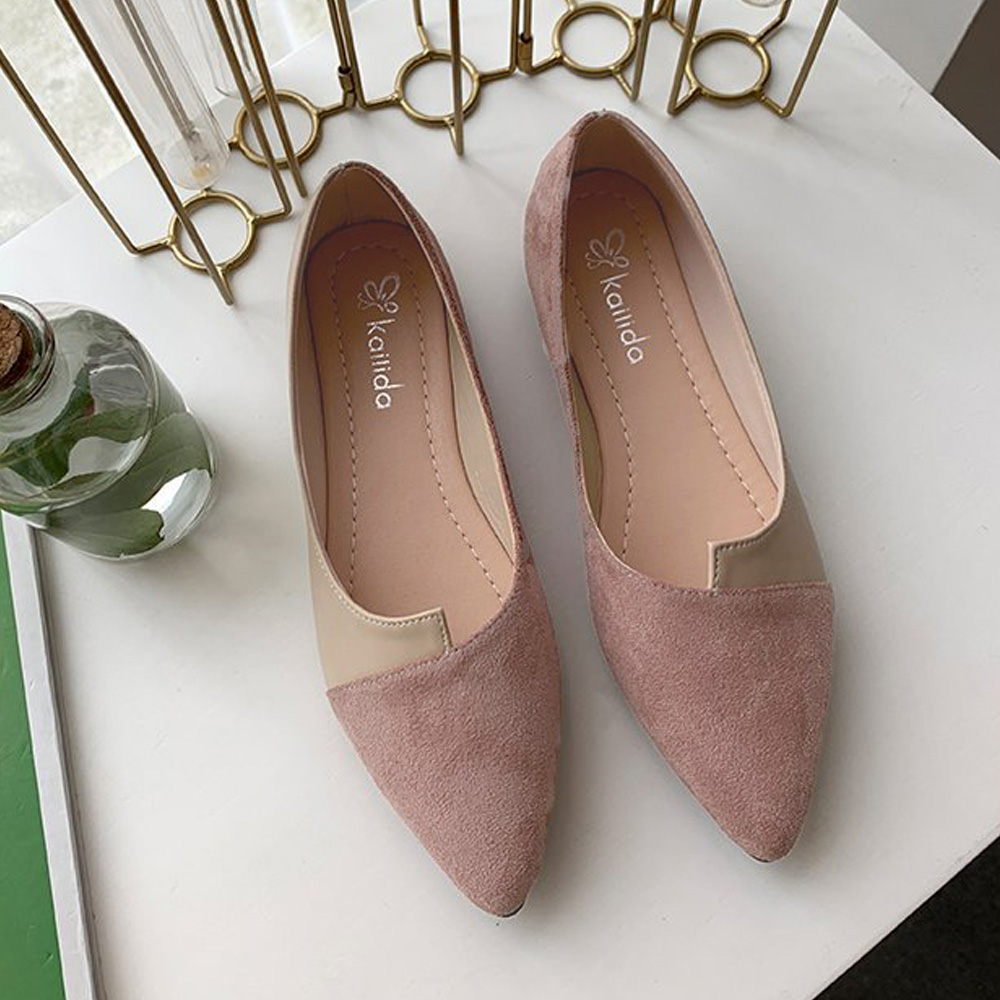 miniministore（ミニミニストア） ポインテッドトゥ フラットシューズ