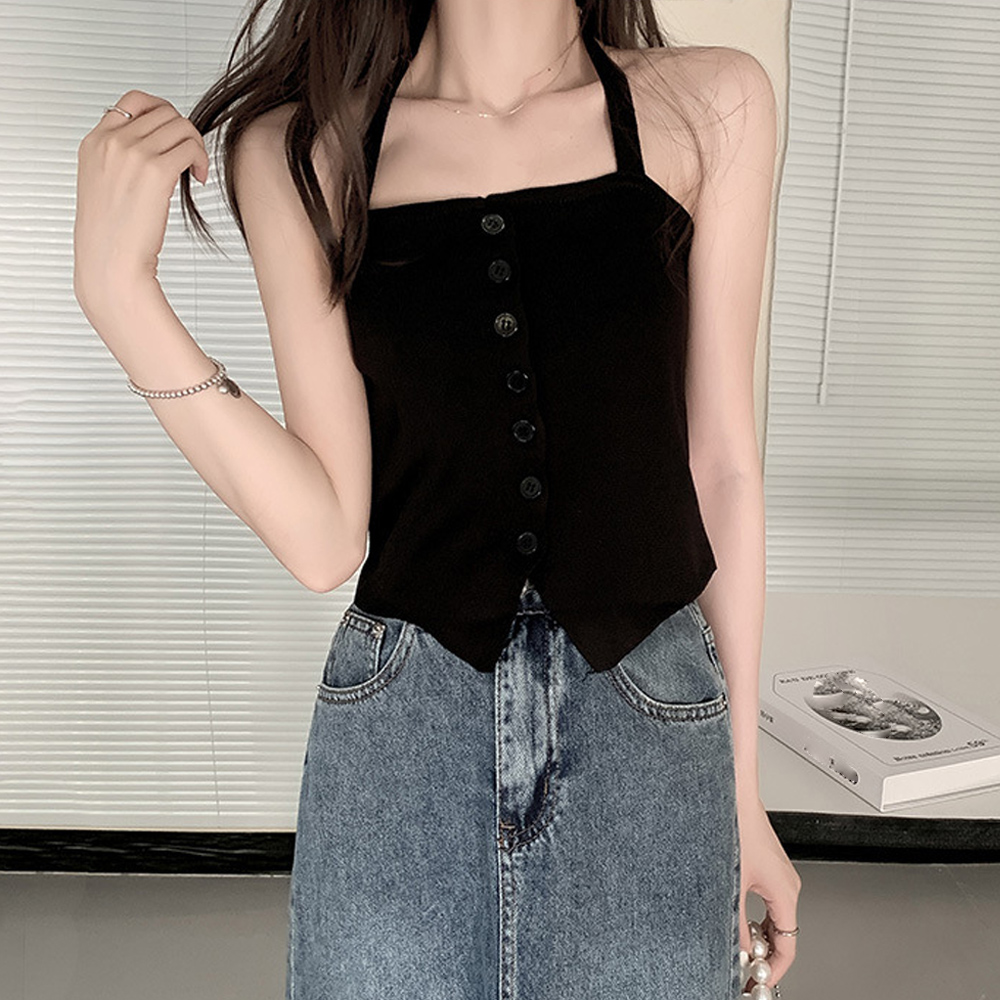 miniministore（ミニミニストア） ホルターネック キャミソール ニット