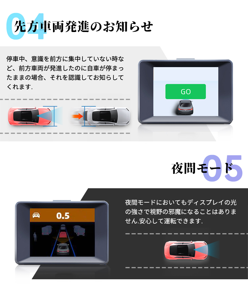 MINIEYE 2Pro ドライブレコーダー 前後カメラ 4K AI搭載 安全装置付き