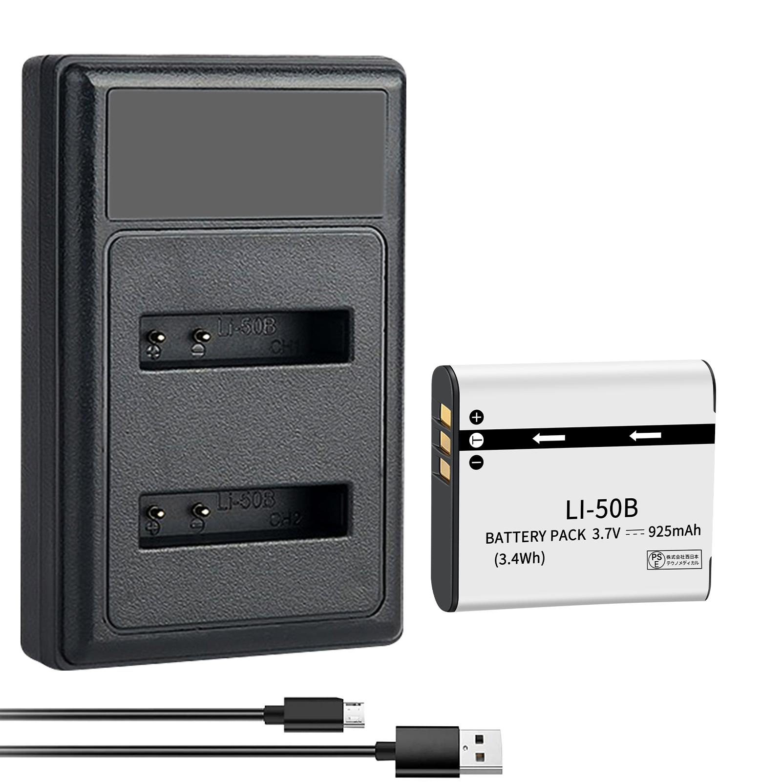 期間限定5%OFF】新品 OLYMPUS SZ-15 互換バッテリー【925mAh 3.7V】 1