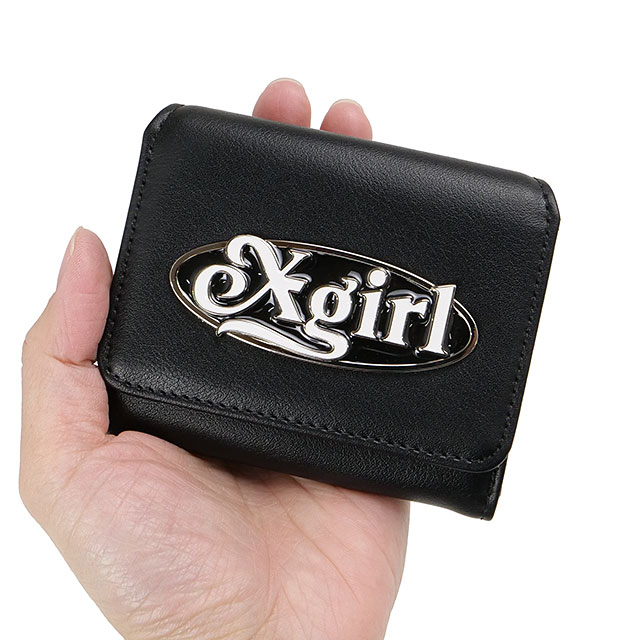 X-girl（エックスガール） レディース オーバルロゴクラスプ フェイク