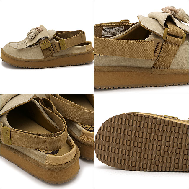 SHAKA（シャカ） 冬サンダル モックミュール タッセルスエード SK-296