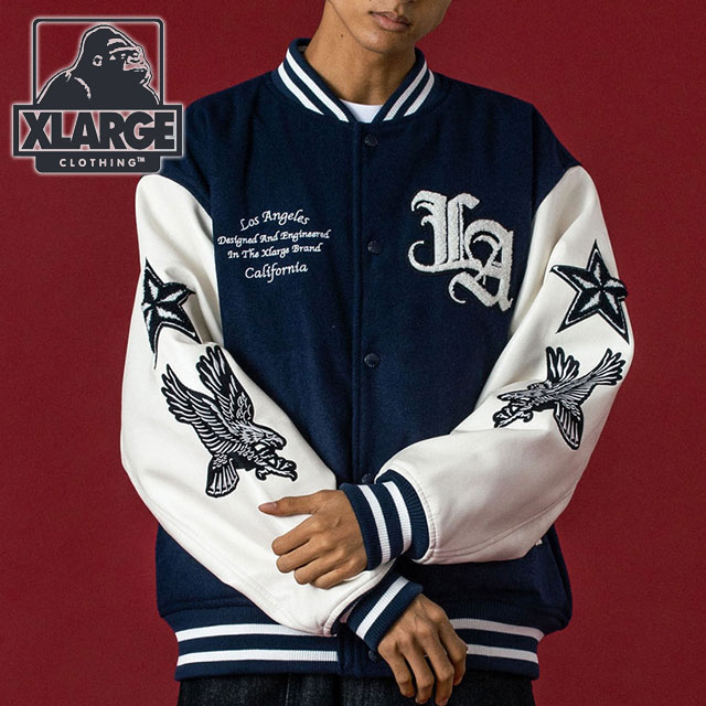 XLARGE（エクストラ ラージ） バーシティジャケット 101254021004 FW25