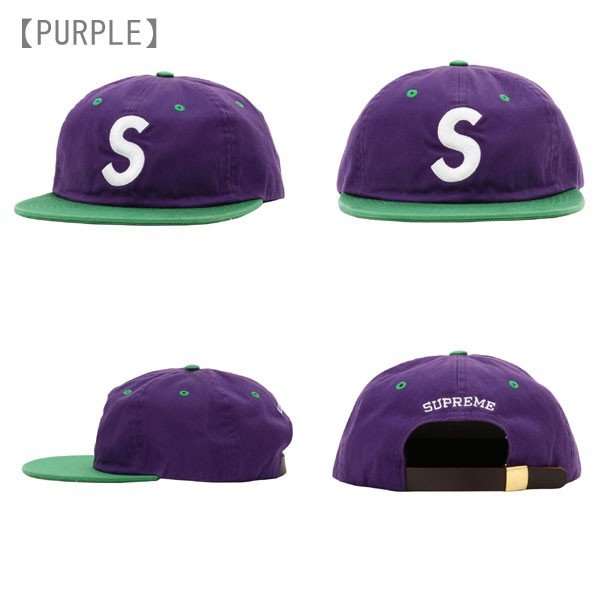 Supreme（シュプリーム） キャップ 帽子 WASHED S LOGO 6-PANEL レッド