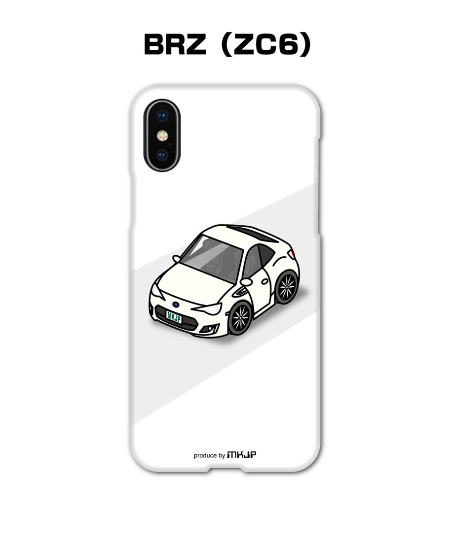 iPhoneケース ハードケース iPhone各種 車好き 祝い スバル BRZ ZC6