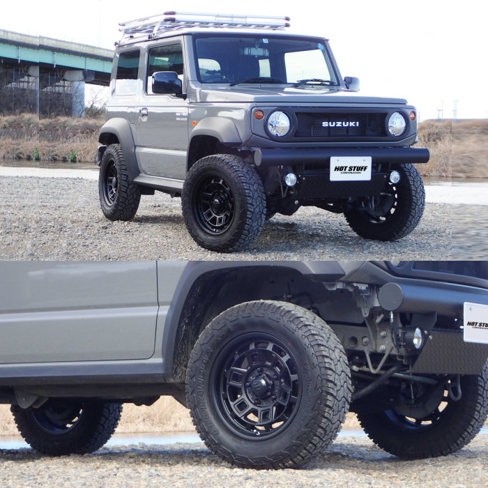 HOT STUFF（ホットスタッフ） 14インチ 4穴 100 5J マッドクロス