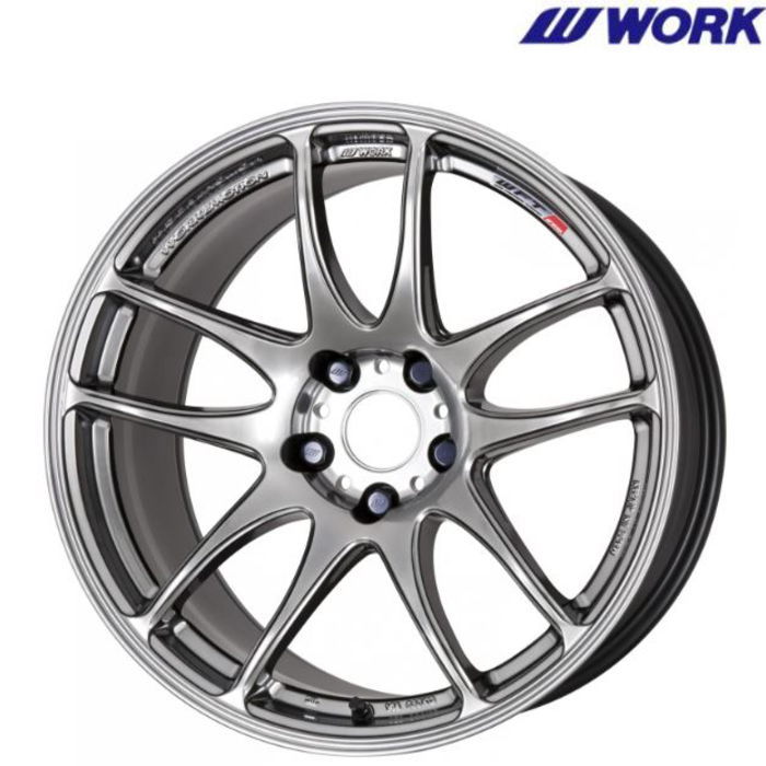 WORK 15インチ 4穴 100 5J WORK EMOTION CR Kiwami グリミットシルバー