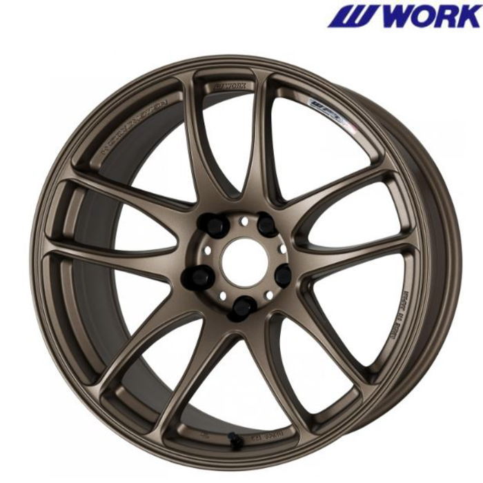 WORK 15インチ 4穴 100 8J WORK EMOTION CR Kiwami アッシュドチタン