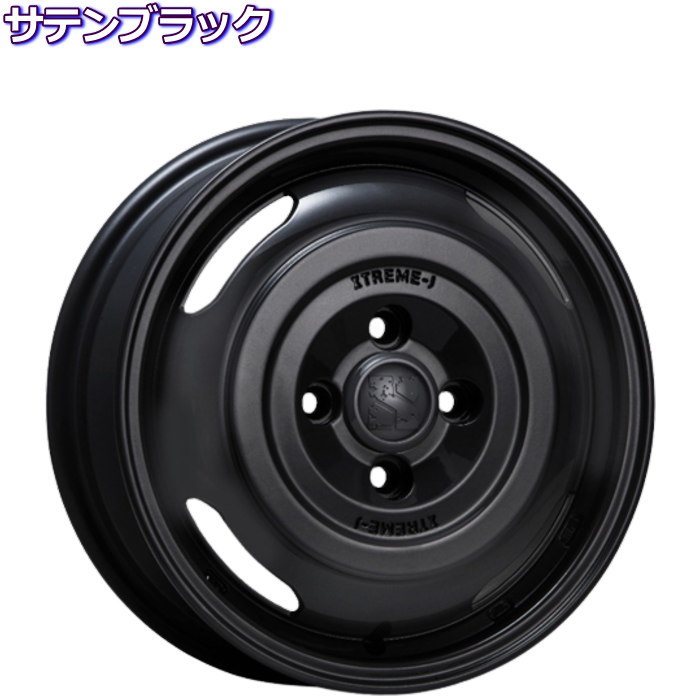 MLJ 14インチ 4穴 100 4.5J XTREME-J JOURNEY ガンブラック グレー