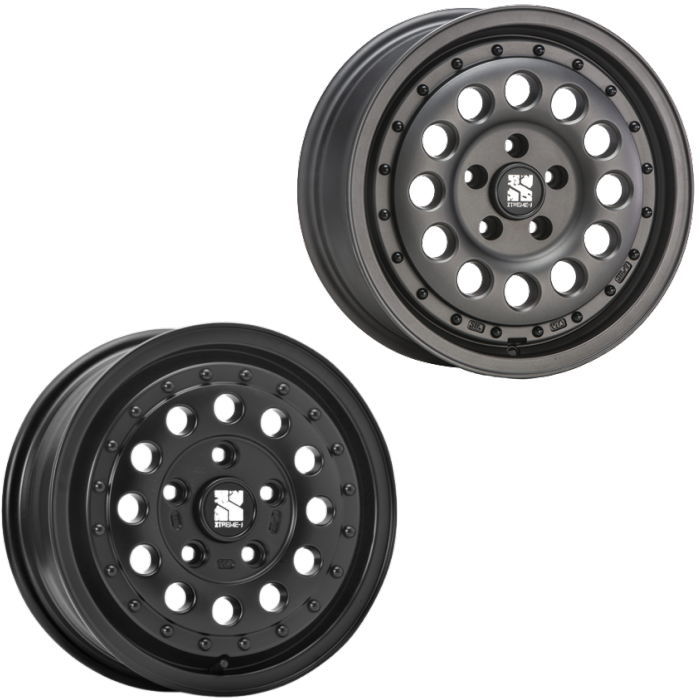 MLJ 16インチ 5穴 114.3/100 6.5J XTREME-J RUGGED サテンブラックor