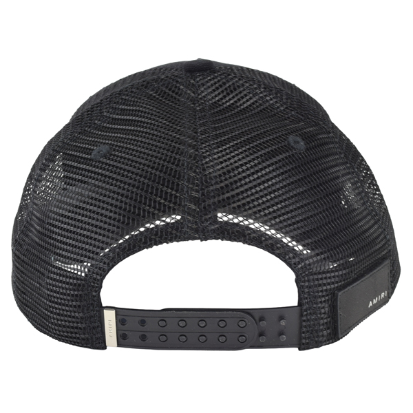 AMIRI（アミリ） 刺繍ロゴ メッシュキャップ/AMHATR1014 BLACK