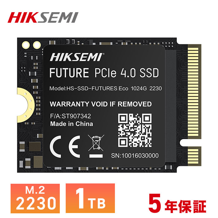 HIKSEMI HIKSEMI 1TB 2230 NVMe M.2 SSD PCIe Gen4×4 最大読込: 5,000