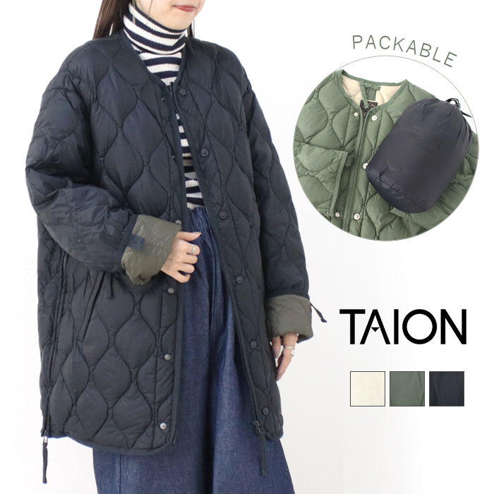 TAION（タイオン） ミリタリーM65ライナーダブルジップダウン