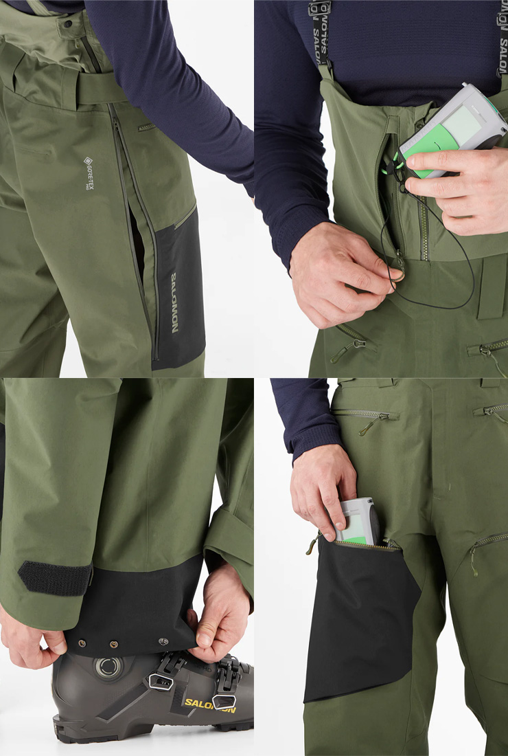 SALOMON（サロモン） 23-24 SALOMON S/LAB QST GORE-TEX PRO BIB