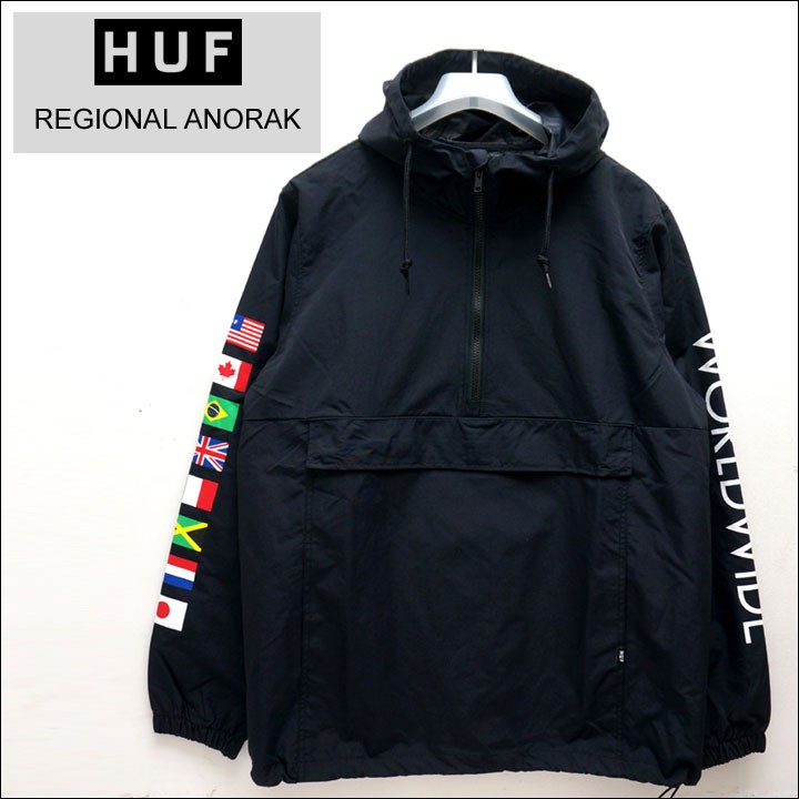 HUF（ハフ） アノラック REGIONAL TOUR ANORAK ナイロンジャケット
