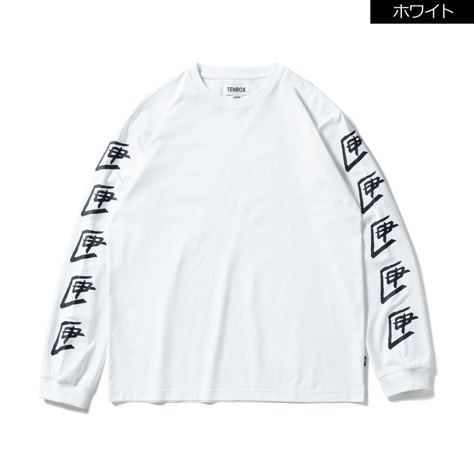 全3色 TENBOX 10匣 テンボックス ロンT Tシャツ BOX L/S Tee ブラック