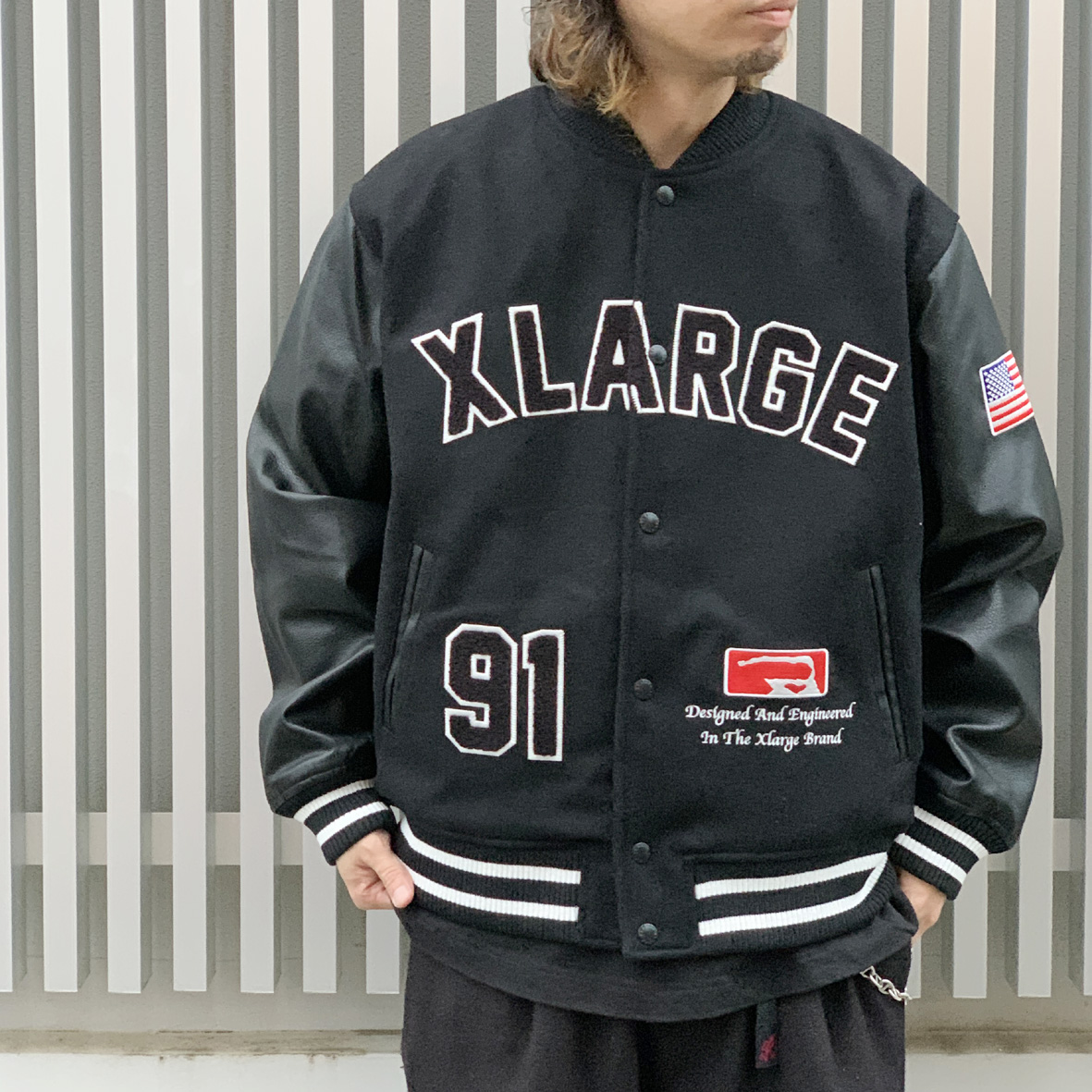 XLARGE（エクストラ ラージ） スタジャン OG LOGO VARSITY JACKET