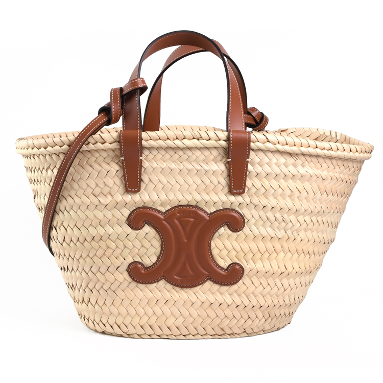 CELINE（セリーヌ） ティーン クラシック パニエ / ラフィア ＆ カーフ