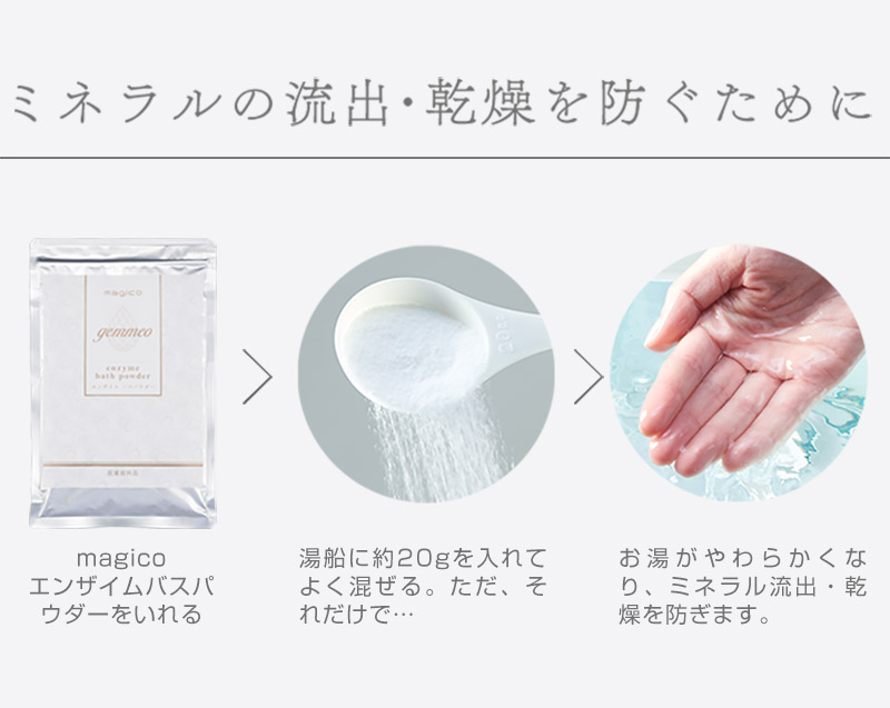 中山式 magico エンザイムバスパウダー 約15回分 酵素入浴剤 医薬部外