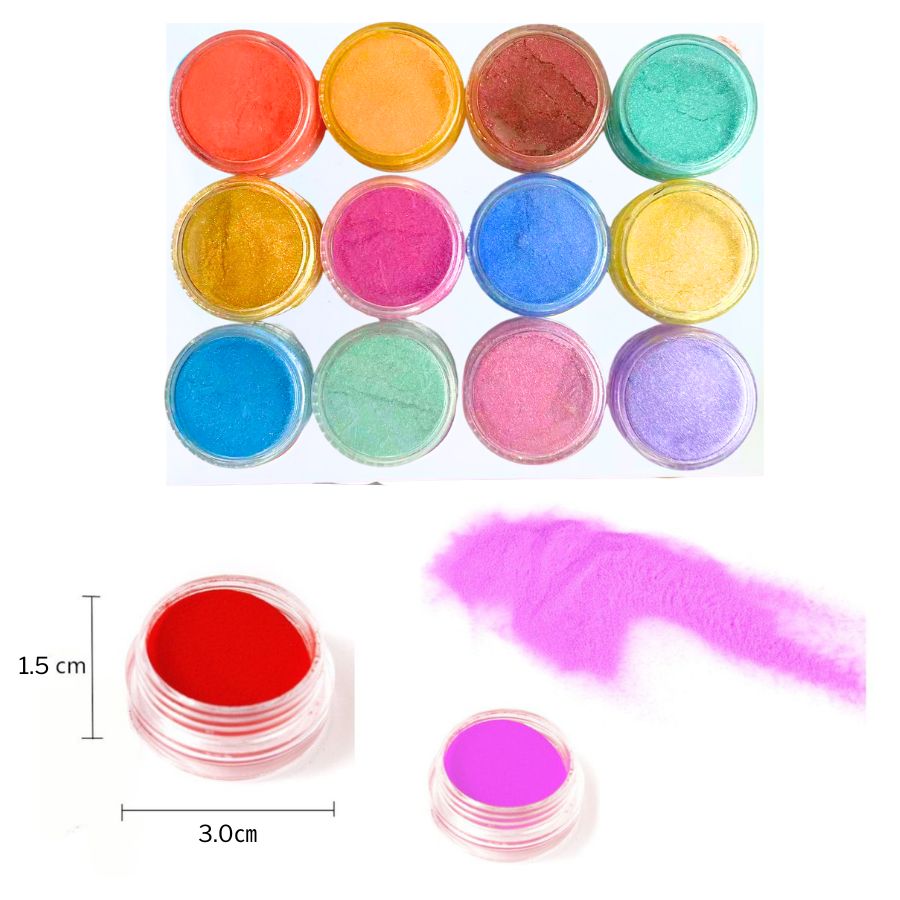 アクリルパウダー パールシリーズ 12色セット ネイルアクリルパウダー