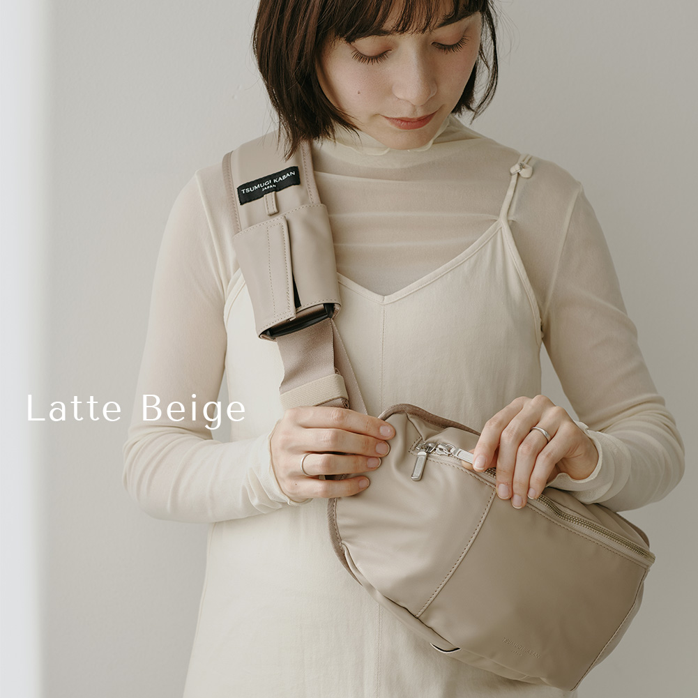 日本製 2way ヒップシート ショルダーバッグ ヴィーガンレザー