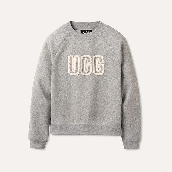 UGG（アグ） レディース トレーナー ロゴ クルーネック スウェット UGG