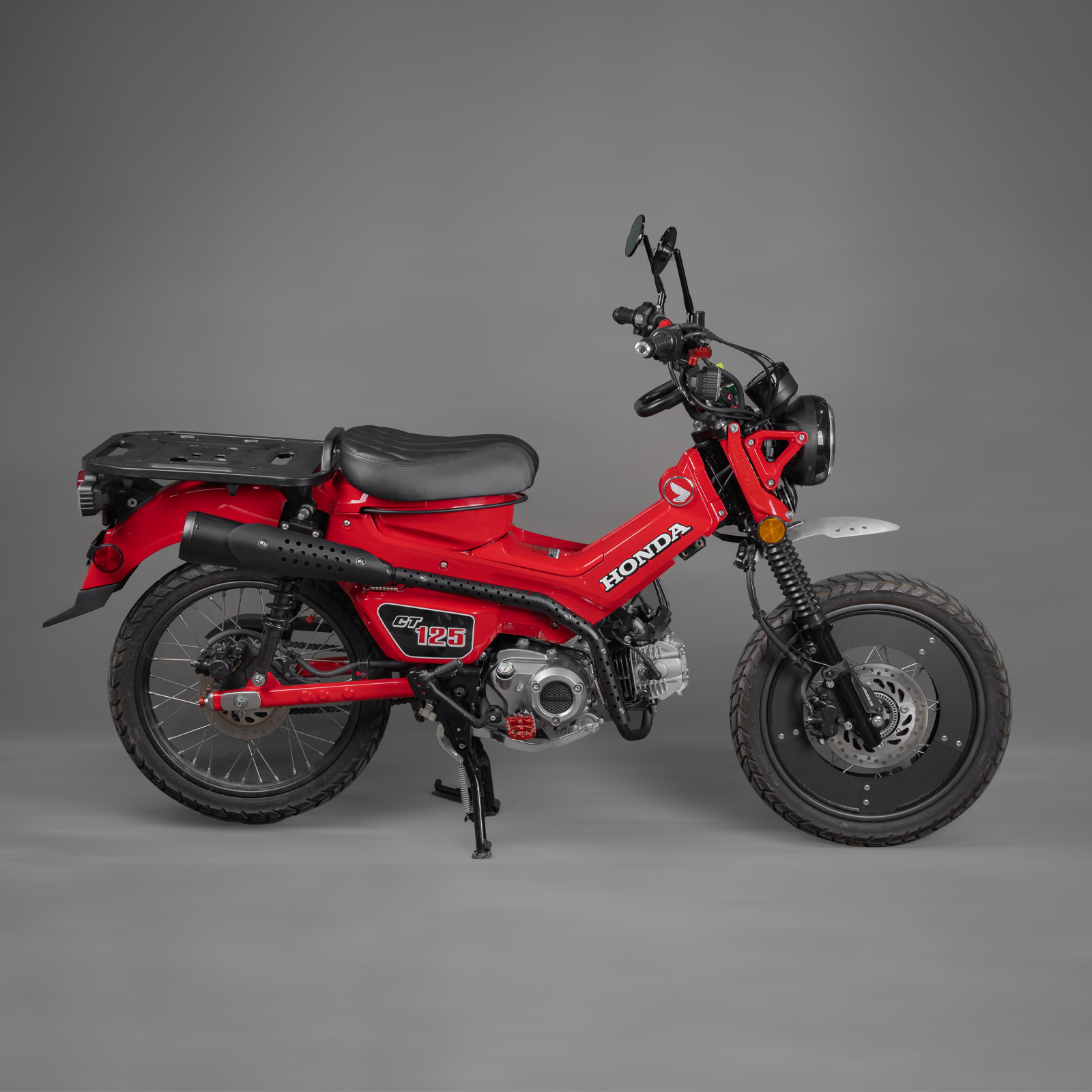 クロスカブ バイク マフラー ハンターカブ CT125(JA55 JA65) ブラック