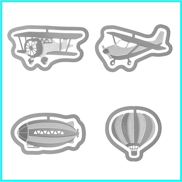 MIDORI（ミドリ） エッチングクリップス 空の乗り物柄 文房具 文具