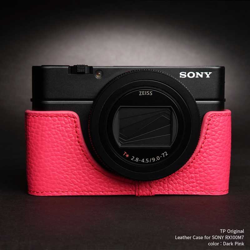 SONY（ソニー） SONY RX100M7 専用 レザー ケース Dark Pink TP