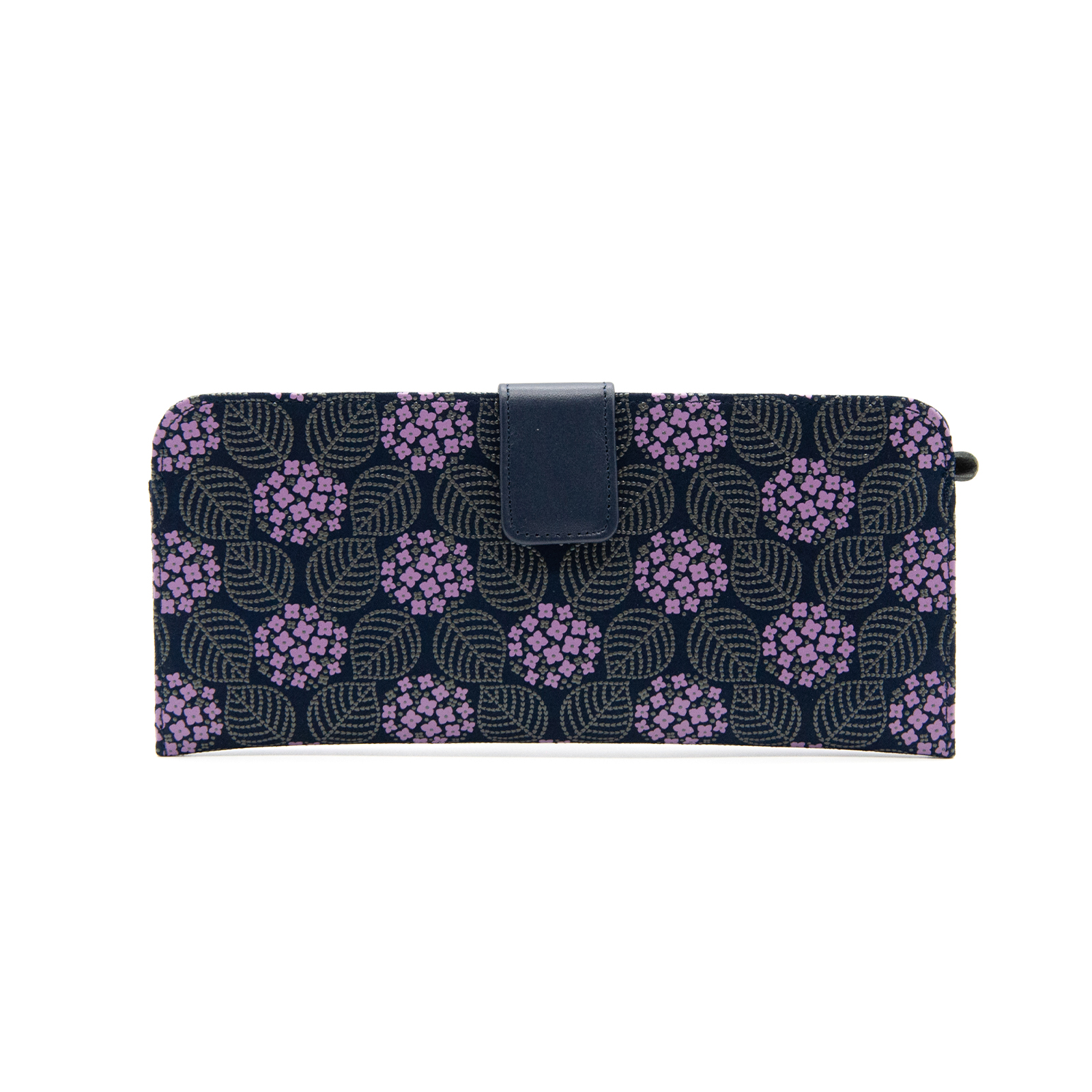 印傳屋（INDEN-YA） 印伝 財布 長財布 みその あじさい 紫陽花 伝統