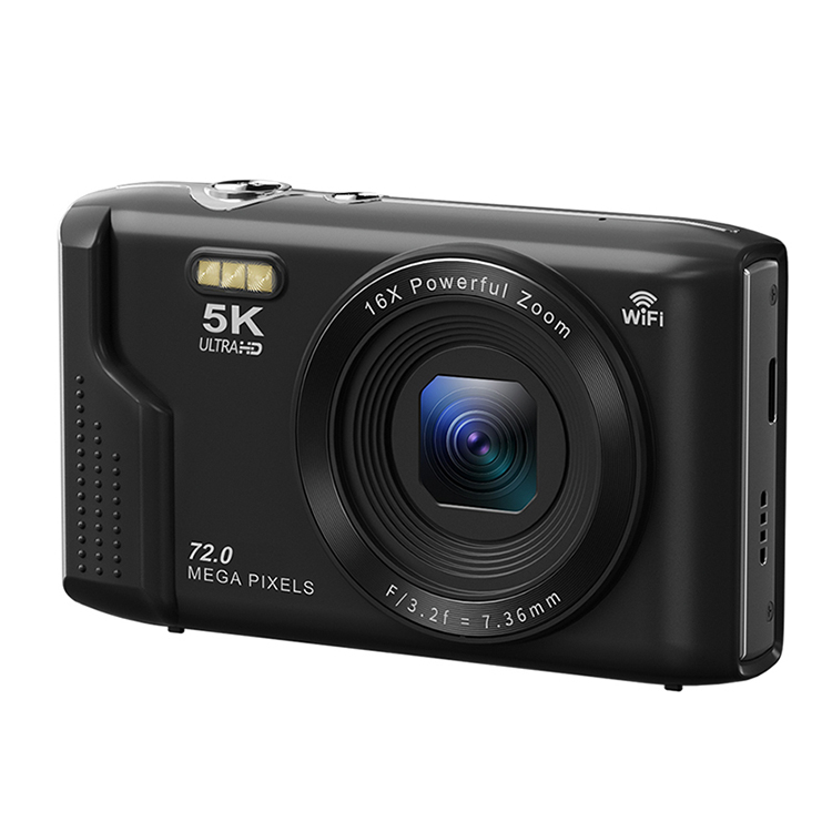 デジタルカメラ カメラ WIFI対応 7200万画素 コンデジ 5K 日本製チップ
