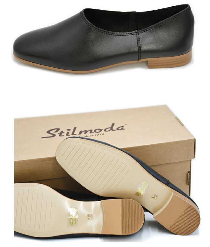 Stilmoda スティルモーダ フラットパンプス 5404 イタリア製 甲深