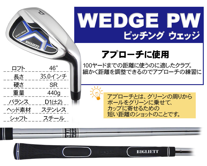 送料無料 メンズ 練習場直行セット ゴルフ クラブのみ 3本セット 1W 7I