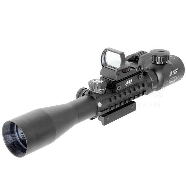 ANS Optical C3-9x40EGB 可変ズーム トリプルレール ライフルスコープ